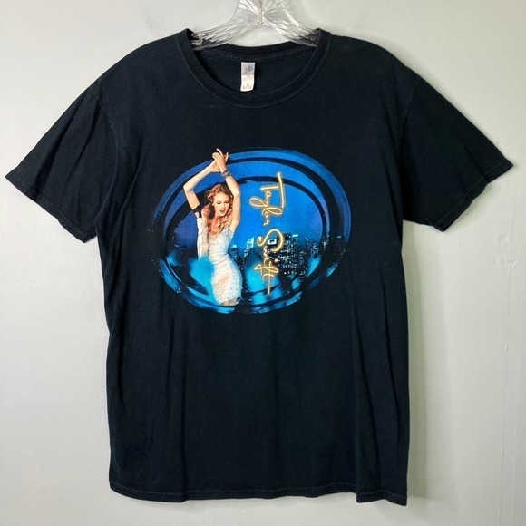 Taylor Swift Speak Now World Tour 2011 Black Graphic Concert T-Shirt Sz M Gildan - Picture 1 of 16